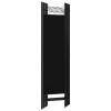 Tidyard Room Divider Screen, 6-Panel Freestanding Partition with Circle Design, Black Fabric on Powder-Coated Iron Frame, 94.5x70.9 Inches for Bedroom Privacy and Room Separation view 4