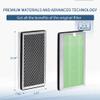 Zouhwaso [Toxin Absorber] MA Series 15 Replacement Filter compatible with MA Series 15 Air Pur-ifier, 3-in-1 Filter with Upgrade Acti-vated Car-bon, H13 True HEPA and Pre-filter, Pack of 6 view 4