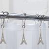 brandname Eiffel Tower Shower Curtain Hooks Rust Proof - Paris Decor for Bathroom - Stainless Steel Decorative Curtain Rings Set of 12 view 4