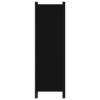 Tidyard Room Divider, 3-Panel Freestanding Partition Screen Privacy Divider 59.1x70.9 Inches, Black Fabric with Iron Frame for Bedroom Room Separation and Decoration view 4
