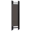 Tidyard Room Divider Screen, 6-Panel Freestanding Partition with Circle Design, Anthracite Fabric on Powder-Coated Iron Frame, 94.5x70.9 Inches for Bedroom Privacy and Room Separation view 4
