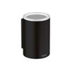 AXOR Universal Circular Modern Toothbrush Tumbler in Matte Black, 42804670 view 1