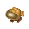 Tomzong Golden Brass Cute Dog Miniatures Figurines, Big Mouth Dog Statue Living Room Desk Decoration Jewelry Key Storage Box view 1