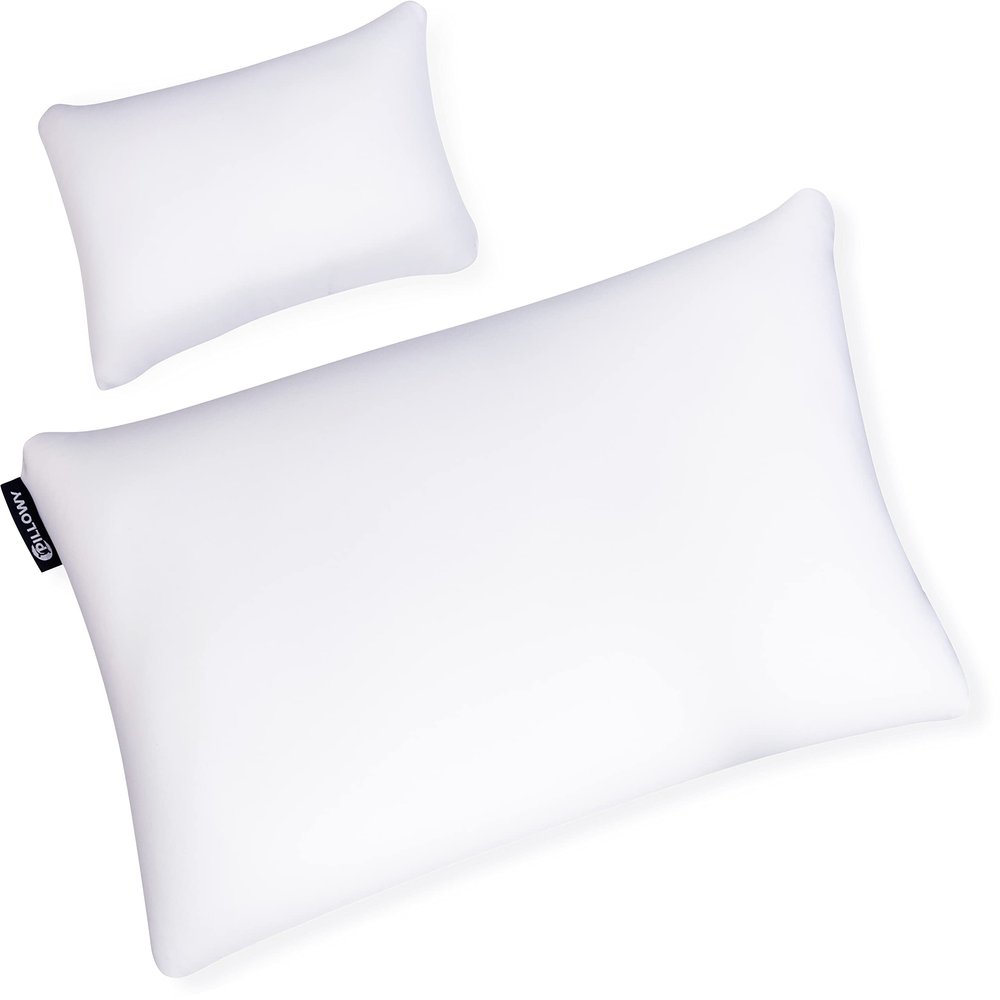 12" x 20" Microbead Stuffer Pillow Insert Sham Rectangle Pillow Cushion for Extra Comfort & Support, Zip Pocket w/ Mini stuffer Zip-in Insert - Adjustable & Perfect Fit With Any Decorative Cover