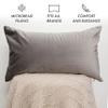 12" x 20" Microbead Stuffer Pillow Insert Sham Rectangle Pillow Cushion for Extra Comfort & Support, Zip Pocket w/ Mini stuffer Zip-in Insert - Adjustable & Perfect Fit With Any Decorative Cover view 4
