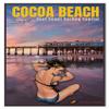Antiguos Maps Cocoa Beach Florida Travel Print - Vintage Style Airlines Poster - Shows Canaveral Pier and a Bikini Clad Pinup Girl on the Beach at Sunset (PolyPro Paper, 24 inches x 36 inches) view 1