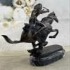 Cheyenne 10" Length Solid Bronze Statue Sculpture by Frederic Remington Medium by Think Bronze Classy view 4
