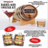 2 Liter Whiskey Barrel Cocktail Aging Kit - 2L Mini Bourbon Barrels Complete with Chalkboard Barrel Front, Stand, Bung, Oak Spigot, Chalk, Cocktail Mix & Bonus Book - Whiskey Making Gifts for Men view 4