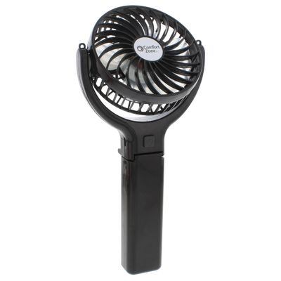 Comfort Zone 4" Rechargeable Fan, Assorted Colors