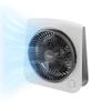 Comfort Zone Turbo Table Desk Fan with 180-Degree Adjustable Head, 10 inch, 3 Speed, Adjustable Tilt, Ideal for Home, Bedroom & Office, CZ111WT view 1