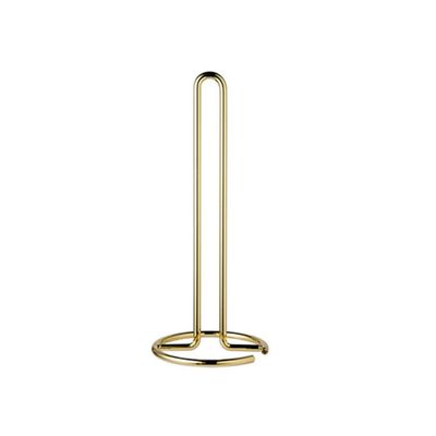 Stainless Steel Kitchen Roll Paper Towel Holder Bathroom Tissue Stand Rose Gold Napkins Rack Home Kitchen Storage Accessories,Golden