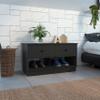 Hamilton Storage Bench with Two Spacious Drawers, Dual Open Shelves for Shoe or Accessory Organization, Sturdy Top Surface and Versatile Entryway or Bedroom Design for Modern Home Storage and Everyda view 2
