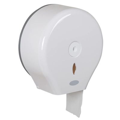 Large Roll Paper Holder Wall-Mounted Bathroom Paper Towel Dispenser Paper Towel Holder Dispenser Kitchen Toilet Tissue Dispenser,w
