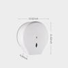 Large Roll Paper Holder Wall-Mounted Bathroom Paper Towel Dispenser Paper Towel Holder Dispenser Kitchen Toilet Tissue Dispenser,w view 2