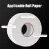 Large Roll Paper Holder Wall-Mounted Bathroom Paper Towel Dispenser Paper Towel Holder Dispenser Kitchen Toilet Tissue Dispenser,w view 4