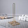 Kitchen Roll Paper Towel Holder Bathroom Tissue Stand Dining Table Vertical Napkins Rack Kitchen Storage Shelf Black,1 view 2