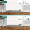 Marwood Under Door Draft Stopper Decorative Wind Stopper 38 inch for Door & Window, Weighted Animal Air Draft Stopper Snake Noise Blocker for Bottom of Door with Hanging Loops -Grey Dog view 4