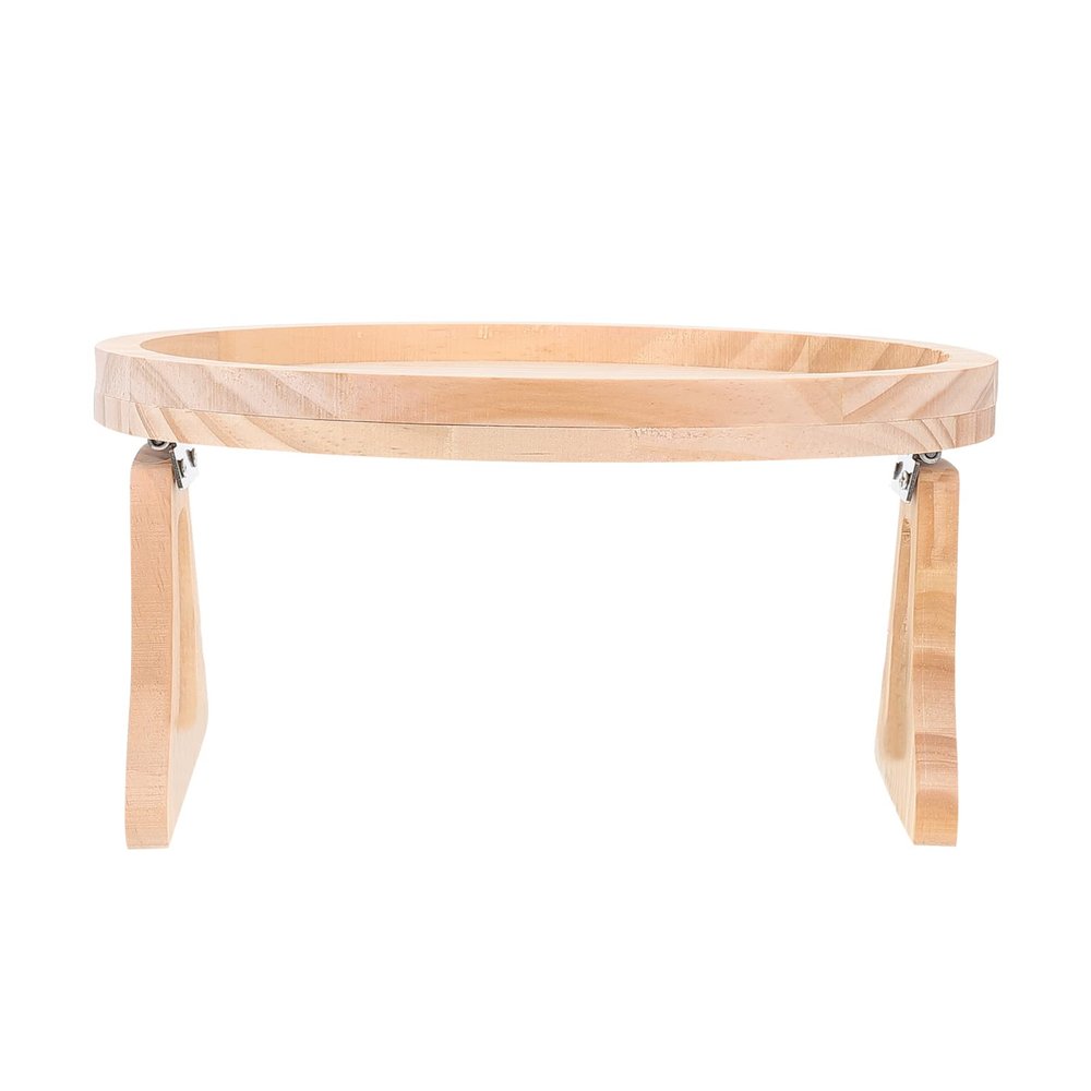 Cabilock Bamboo Sofa Tray Multi-Function Couch Table Sofa Small Table Couch Snacks Multi-Function Wood Tray Household Arm Bed Armrest Wood Arm