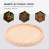 Cabilock Bamboo Sofa Tray Multi-Function Couch Table Sofa Small Table Couch Snacks Multi-Function Wood Tray Household Arm Bed Armrest Wood Arm view 2