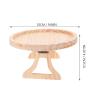 Cabilock Bamboo Sofa Tray Multi-Function Couch Table Sofa Small Table Couch Snacks Multi-Function Wood Tray Household Arm Bed Armrest Wood Arm view 4