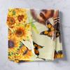 Feelyou Cute Sloth Wall Tapestry Sunflower Sloth Tapestry for Kids Boys Girls Butterfly Tapestry Wall Hanging Botanical Floral Wall Art for Bedroom Living Room,Small 51x59 Inches view 2
