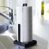 Kitchen Roll Paper Towel Holder Bathroom Tissue Stand Black and White Napkins Rack Home Kitchen Storage Accessories,B(with a Hole) view 4