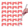 24 Pieces Reusable Kid Training Chopstick Helper for Kids Adults Beginner Learner or Trainers, Plastic Practice Chop Stick Pack, Hinges Connector for Practice Chopstick view 1
