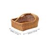 Household Slipper Basket Multi-function Organizer for Shoes Handheld Design for Hotel and Home Use Material for Entryway and Bathroom Storage view 2