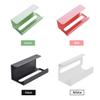 Under Cabinet Paper Towel Holder Iron Tissue Box Storage Rack Tissue Holder Paper Towel Rack Kitchen Towel Hanging Case,Blue view 4
