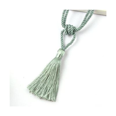 SZOMH Curtains Accessories 2Pcs Curtain Tiebacks with Tassel Curtain Clips Rope Tie Backs holdbacks Home Accessories Decorative
