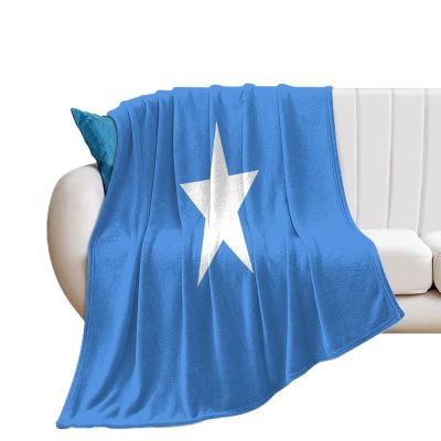 Ditooms Somalia Flag Blanket, Country Flag Throws, Plush Super Soft Warm Flannel Blanket for Couch Bed Sofa Cover Chair - Great Gift for Friend Men Women 50"x60"