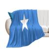 Ditooms Somalia Flag Blanket, Country Flag Throws, Plush Super Soft Warm Flannel Blanket for Couch Bed Sofa Cover Chair - Great Gift for Friend Men Women 50"x60" view 1