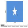 Ditooms Somalia Flag Blanket, Country Flag Throws, Plush Super Soft Warm Flannel Blanket for Couch Bed Sofa Cover Chair - Great Gift for Friend Men Women 50"x60" view 2