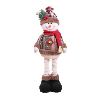 1/3PCS Christmas Dolls Tree Decor New Year Ornament Reindeer Snowman Santa Claus Standing Doll Decoration Merry Christma