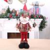 1/3PCS Christmas Dolls Tree Decor New Year Ornament Reindeer Snowman Santa Claus Standing Doll Decoration Merry Christma view 3