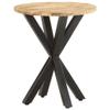 FAMIROSA Side Table 18.9"x18.9"x22" Solid Mango Wood view 1