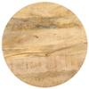 FAMIROSA Side Table 18.9"x18.9"x22" Solid Mango Wood view 3