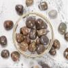 Crocon 1LB natural fire agate tumbled stones and Crystals bulk 2000+ Carats Natural Crystal Kit for Reiki Healing Crystals Polished Tumble Stones Chakra Reiki Balancing Gift Home Decor DIY craft view 2