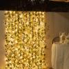 Solar Fairy String Lights Leaves Arfificial Ivy Vine Maple Plant Green Garland Hanging Cute Wall Bedroom Office Curtain Decor (Ivy Vine Warm White,5M) view 4
