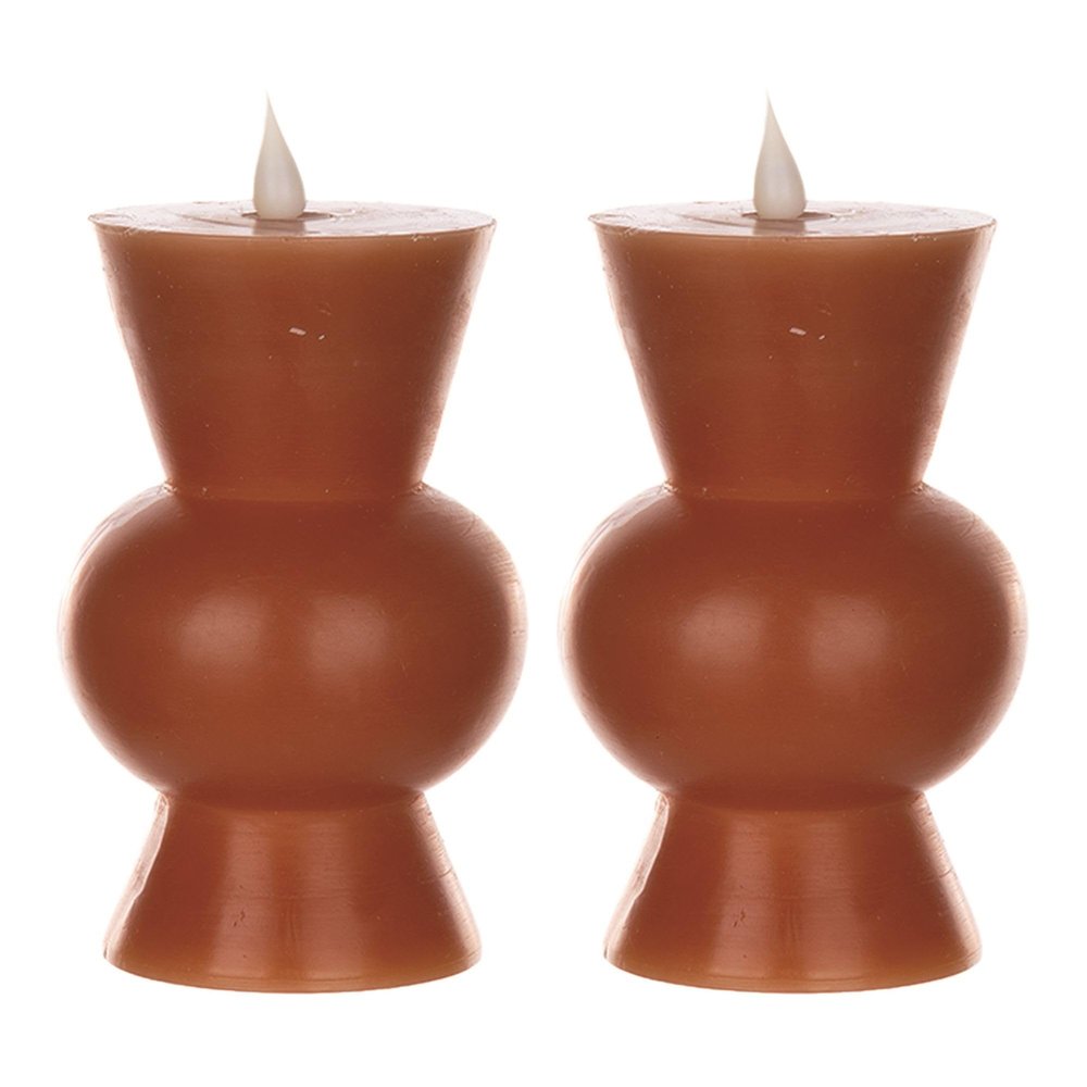 Melrose International Simplux Designer LED Candle with Remote (Set of 2)