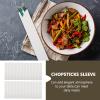 100Pcs Disposable Chopsticks Sleeves Paper Chopsticks Bag Cover Cutlery Packing Bags for Home Restaurant Hotel 18cm view 4