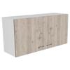 Tuhome Napoles Wall Cabinet - White/Light Gray Engineered Wood view 4