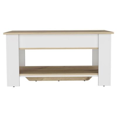 Tuhome Austin Storage Table Engineered Wood Entryway Benches in Multi-Color