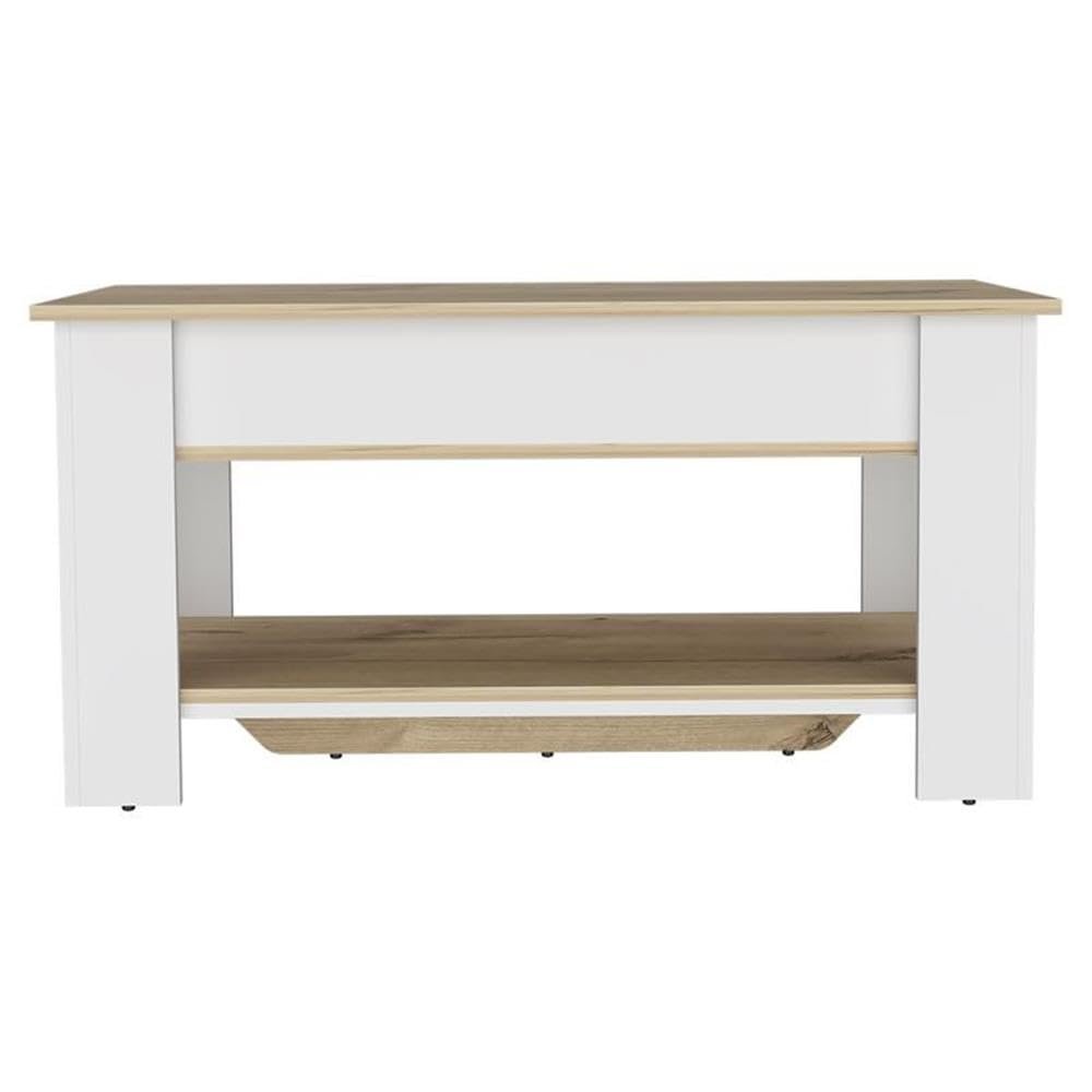 Tuhome Austin Storage Table Engineered Wood Entryway Benches in Multi-Color