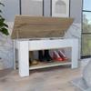 Tuhome Austin Storage Table Engineered Wood Entryway Benches in Multi-Color view 2