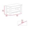 Tuhome Austin Storage Table Engineered Wood Entryway Benches in Multi-Color view 3