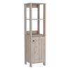 Tuhome St. Clair Linen Cabinet - Light Gray Engineered Wood view 4