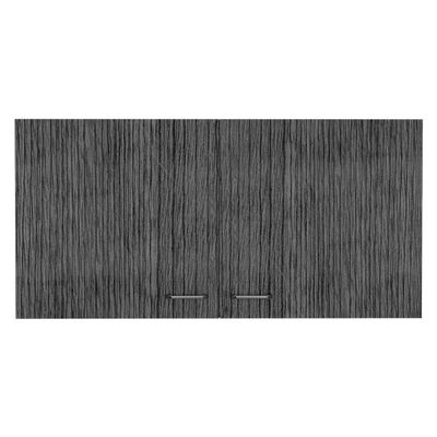 Tuhome Napoles Wall Cabinet - White/Smoky Oak Engineered Wood