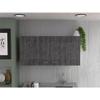 Tuhome Napoles Wall Cabinet - White/Smoky Oak Engineered Wood view 2