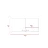 Tuhome Napoles Wall Cabinet - White/Smoky Oak Engineered Wood view 3